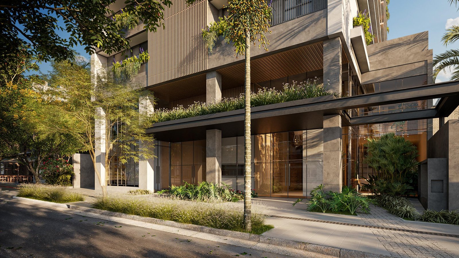 Acesso residencial do Nex One Galeria Jardins